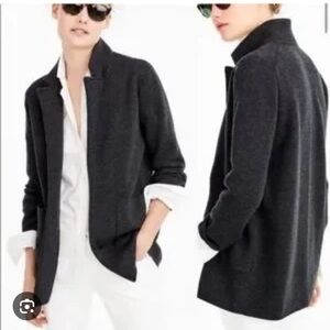 Jcrew Sophie Sweater Blazer in Charcoal Grey Size XS
